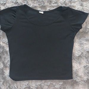 Black Crop Top